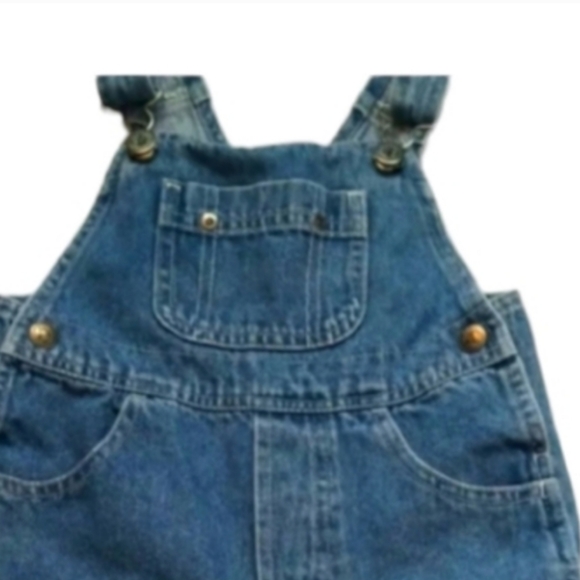 Vintage Arizona Jean & Co 3T Toddler Denim Overalls Retro 90s 100% Cotton - Picture 2 of 6